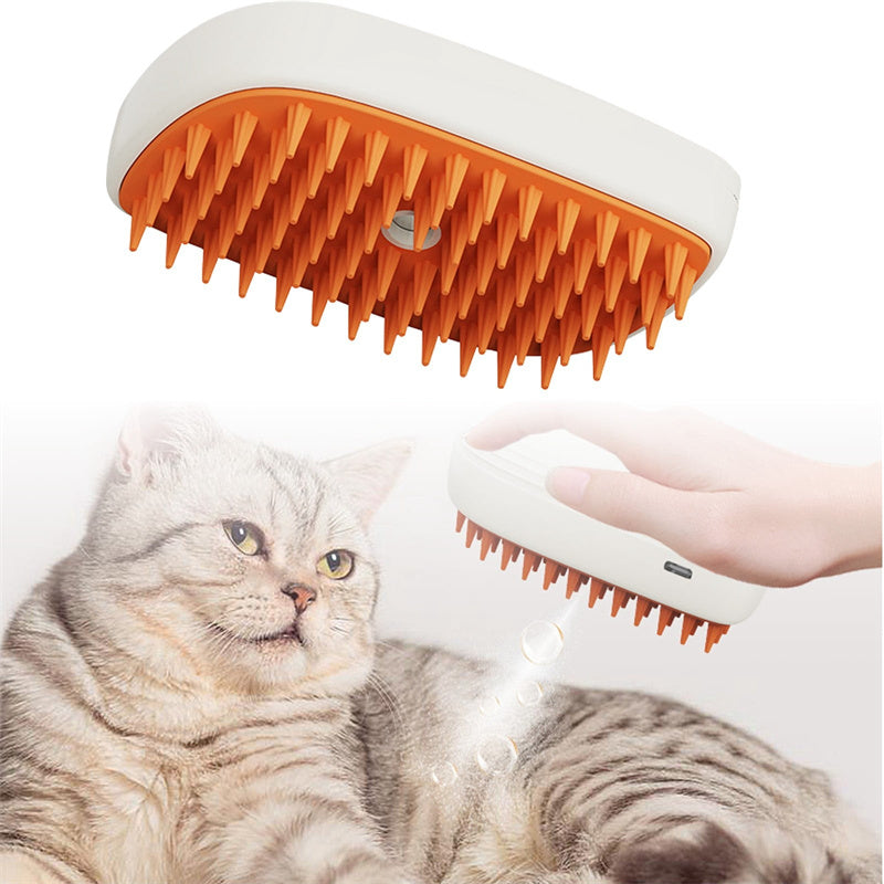 USB Rechargeable Pet Steam Grooming Comb