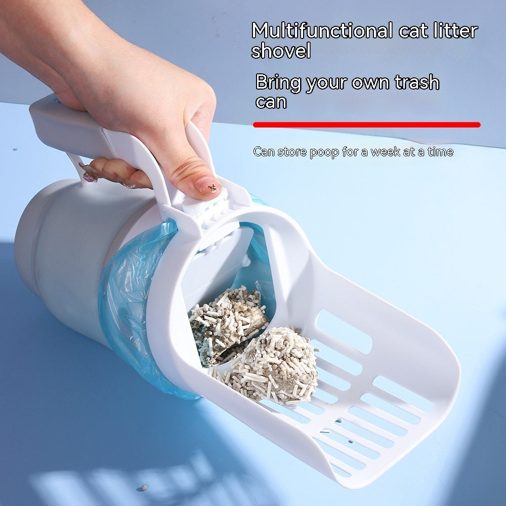 Upgraded Wide Cat Litter Scoop with Refill Bag System