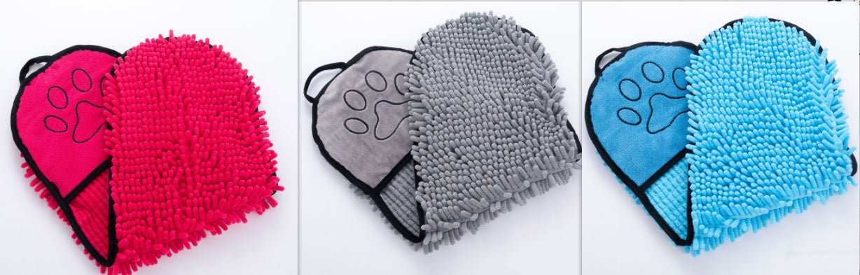 Super‑Absorbent Microfiber Pet Bath Towel & Dog Bathrobe – Quick‑Dry