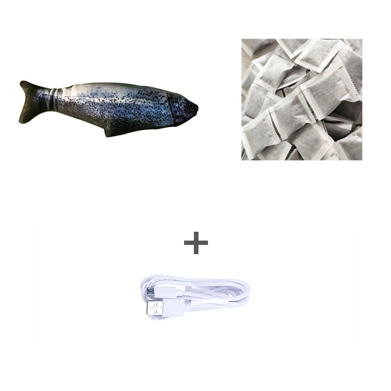 Electric Jumping Fish Toy (No Catnip)