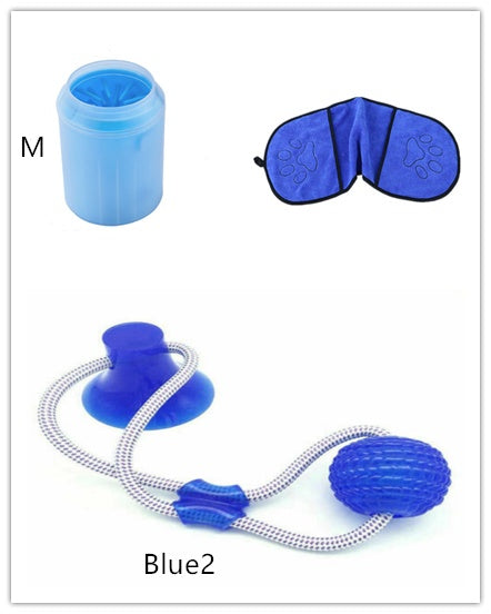 Pet Paw Cleaning Cup with Soft Brush Kit