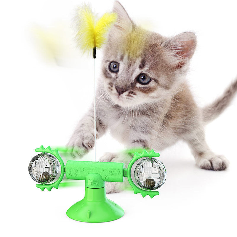 Cat Rotating Windmill Toy