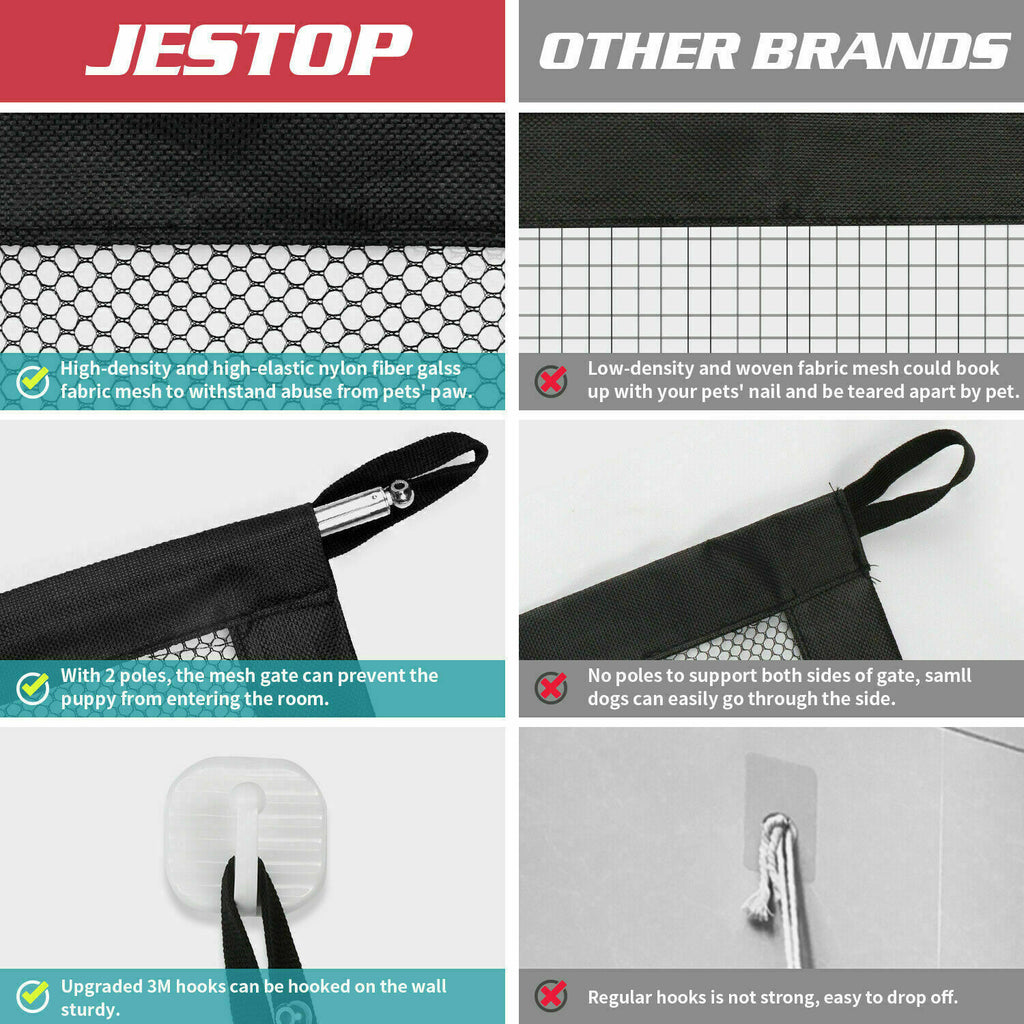 Portable Mesh Pet Safety Gate