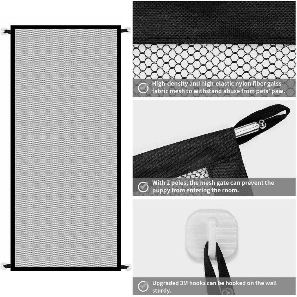 Portable Mesh Pet Safety Gate