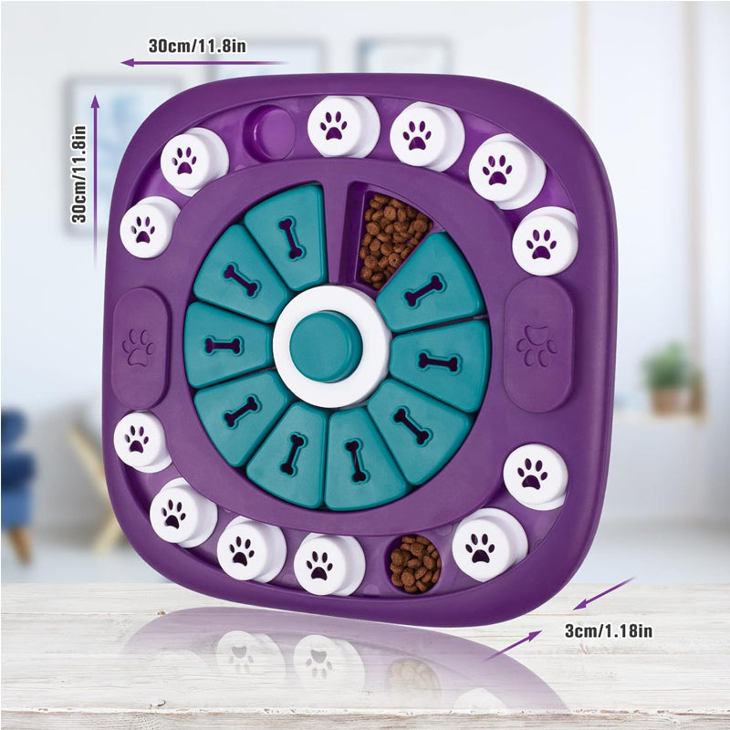 Interactive Treat Puzzle Enrichment Toy for All Dog Sizes