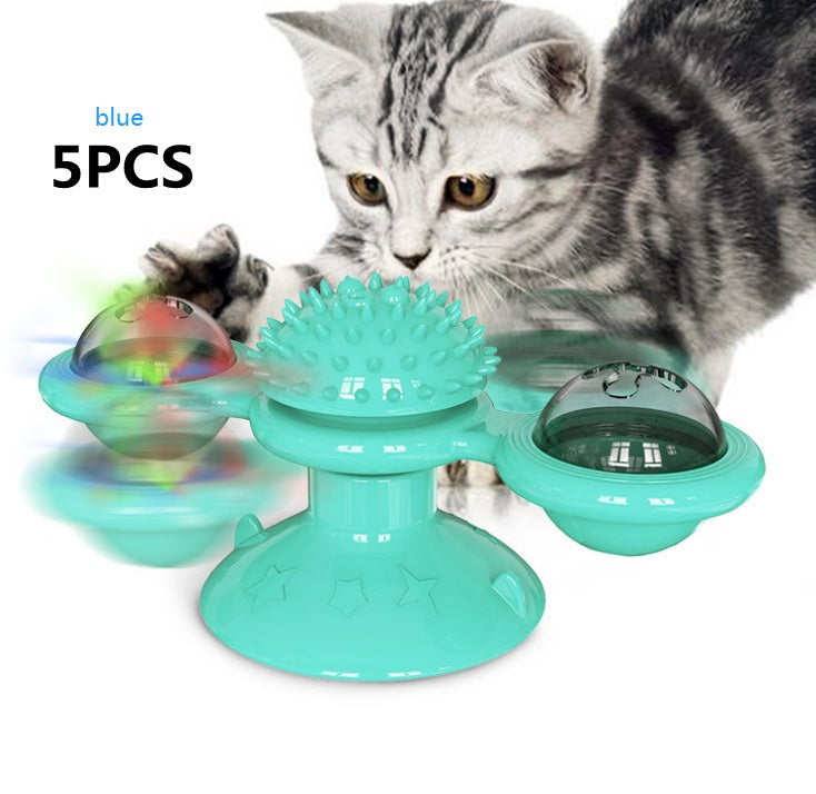 Cat Rotating Windmill Toy