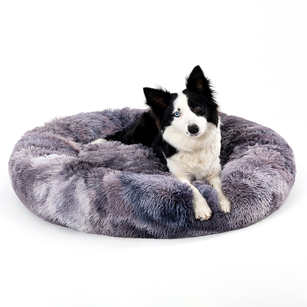 Fluffy Donut Calming Pet Bed