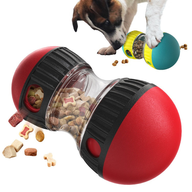 Food‑Dispensing Tumbler Dog Toy