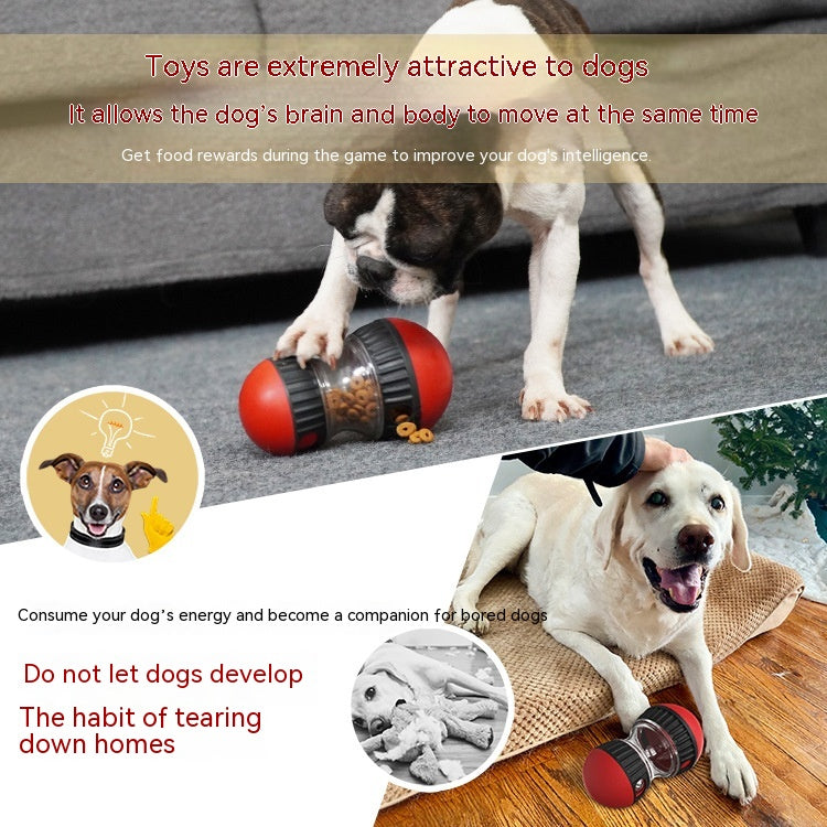 Food‑Dispensing Tumbler Dog Toy