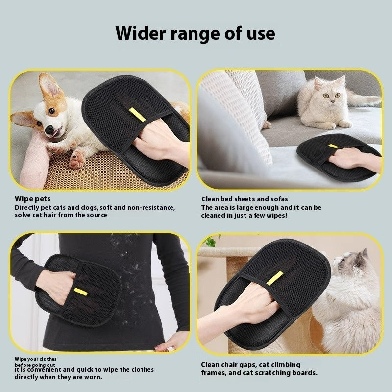 Pet Hair Remover & Deshedding Glove for Dogs, Cats & Rabbits