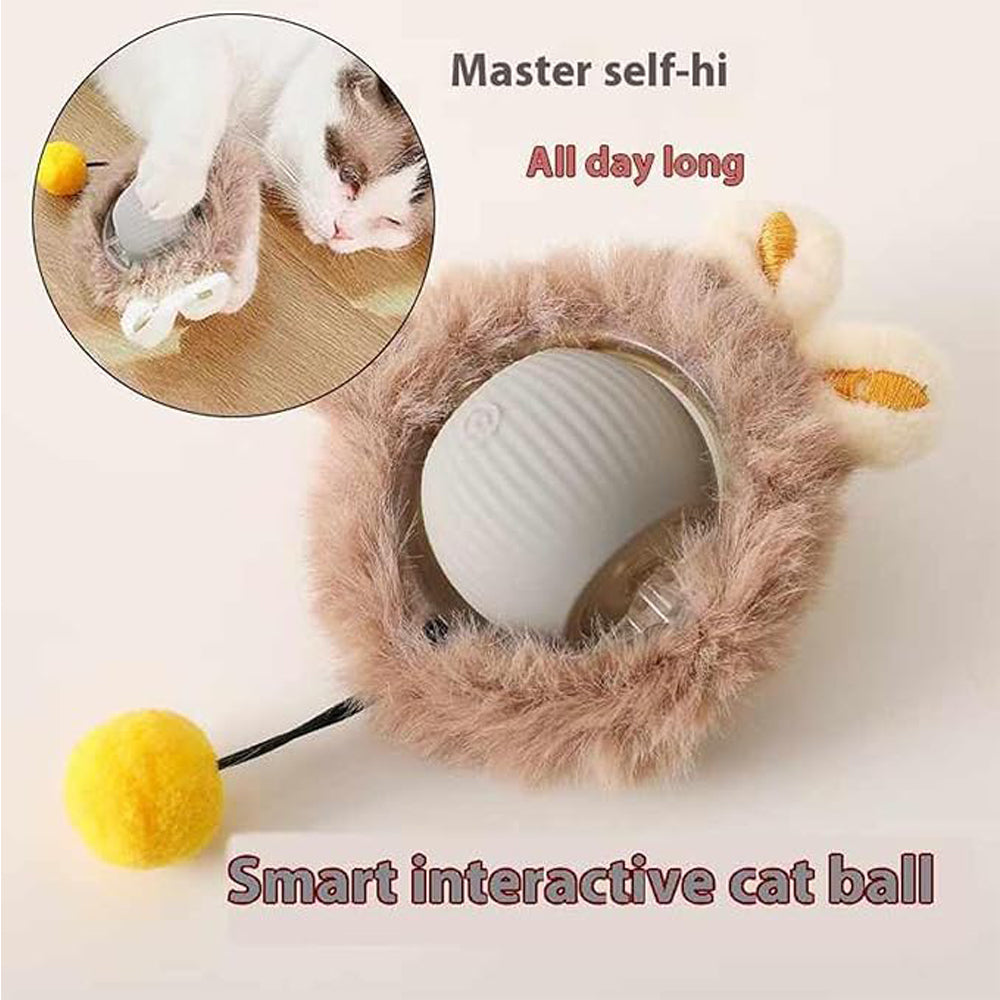 Interactive Rolling Cat Ball