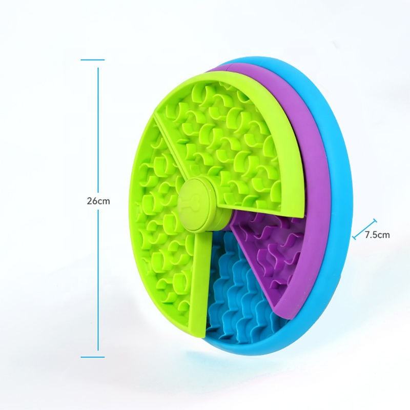 3‑in‑1 Slow‑Feed Pet Bowl with Puzzle & Lick Mat