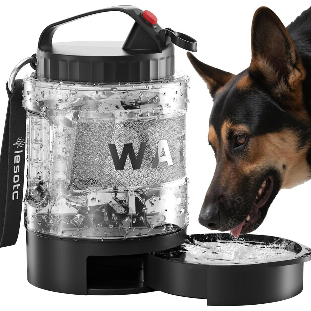Portable Pull‑Out Dog Water Bowl for Outdoor Adventures