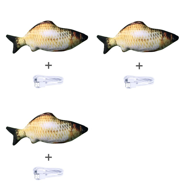 Electric Jumping Fish Toy (No Catnip)