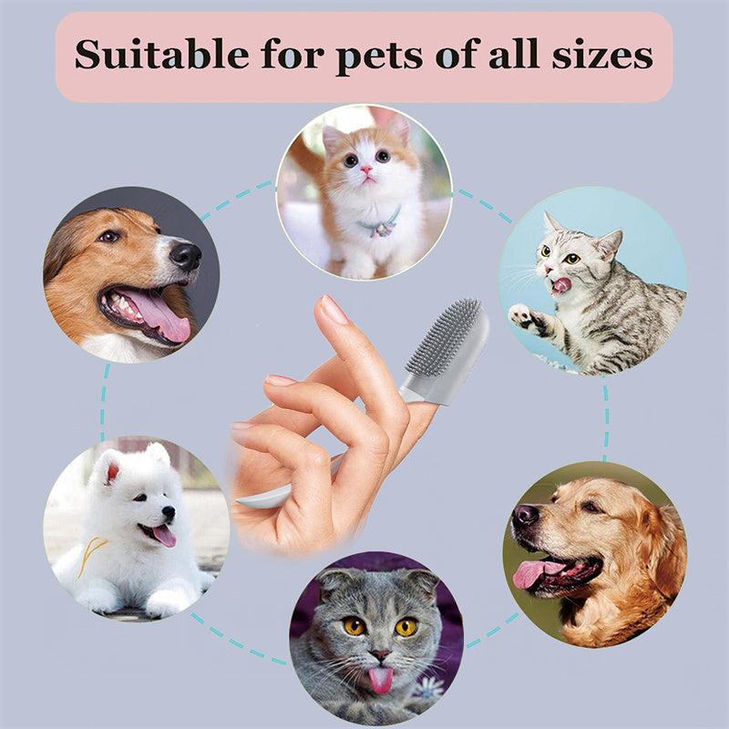 Silicone Finger Toothbrush for Pets