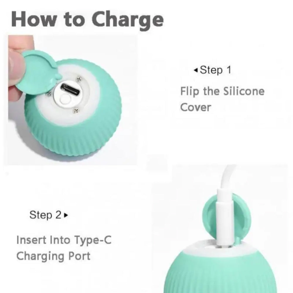 Interactive Rolling Cat Ball