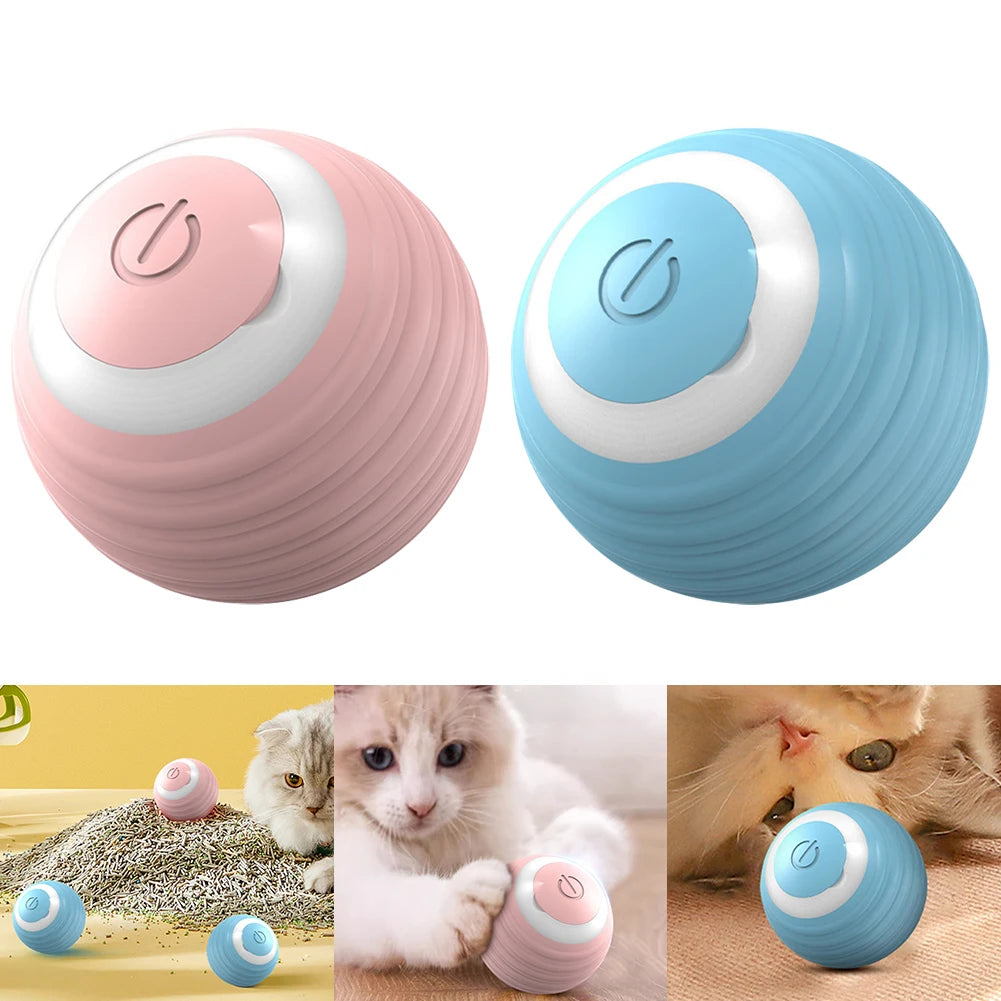 Automatic Moving Cat Toy Ball