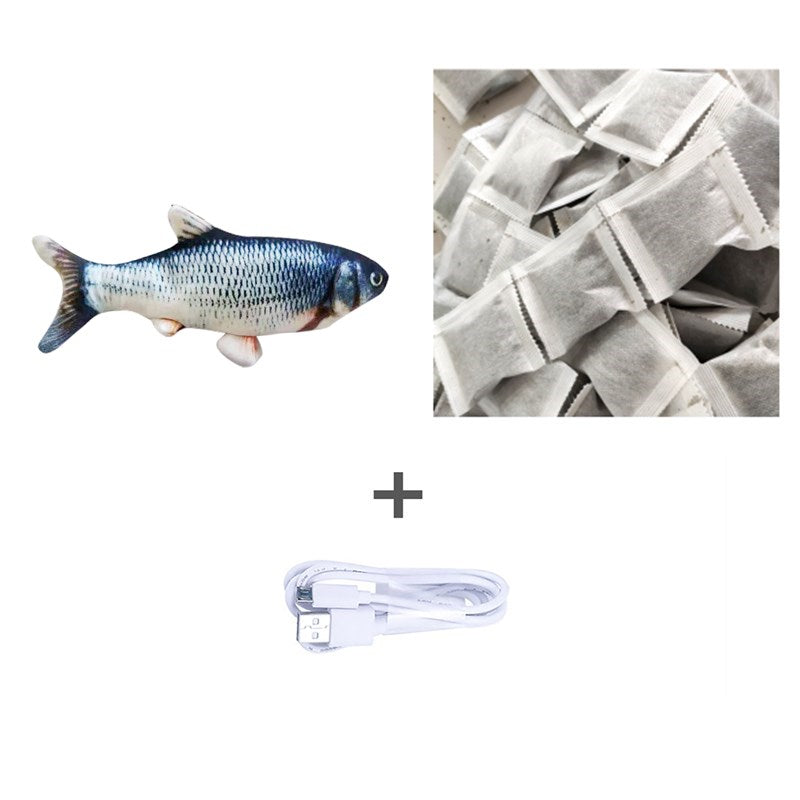 Electric Jumping Fish Toy (No Catnip)