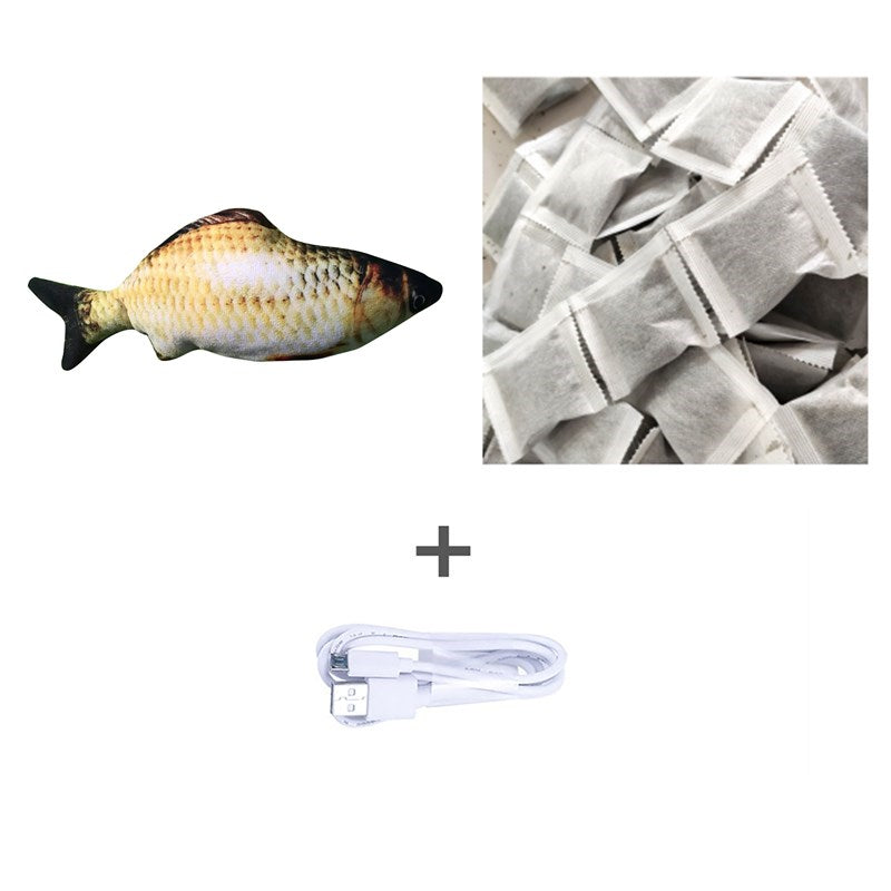 Electric Jumping Fish Toy (No Catnip)