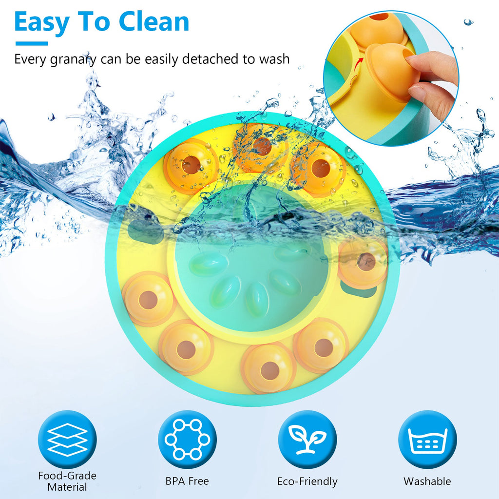 Interactive Slow-Feed Puzzle Treat Toy for Dogs & Cats