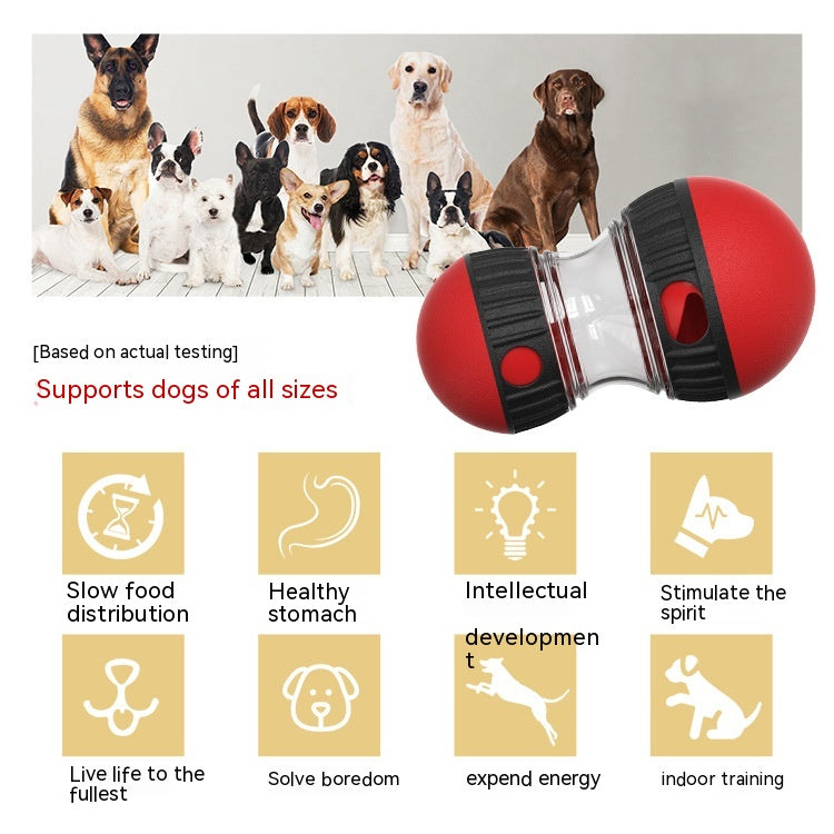 Food‑Dispensing Tumbler Dog Toy
