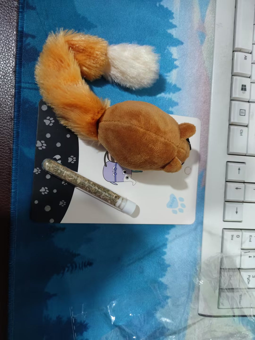 Long‑Tail Mouse Cat Teaser Toy