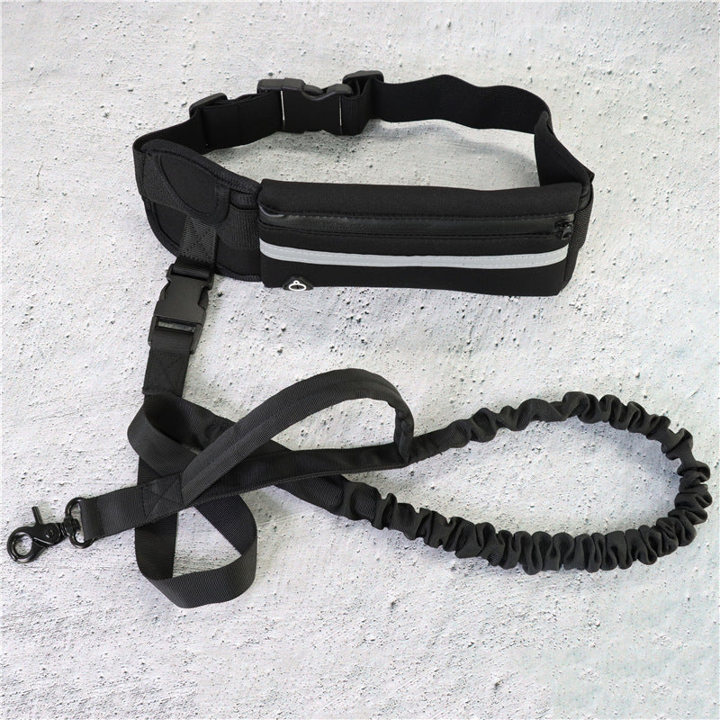 Hands‑Free Dog Walking Belt with Bungee Leash