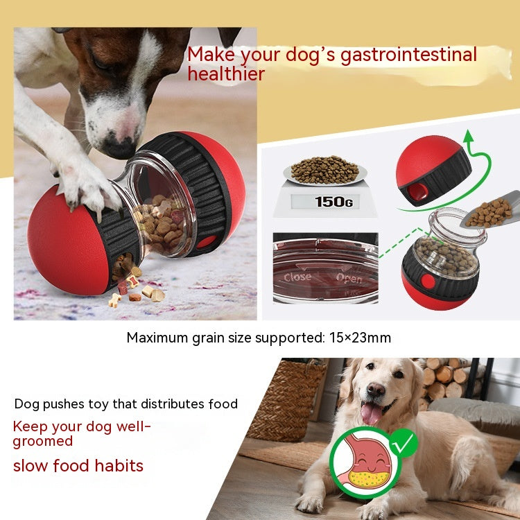 Food‑Dispensing Tumbler Dog Toy