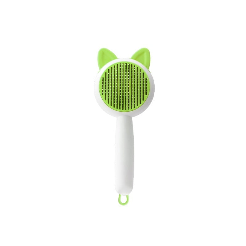 Self‑Cleaning Pet Hair Remover & Dematting Brush