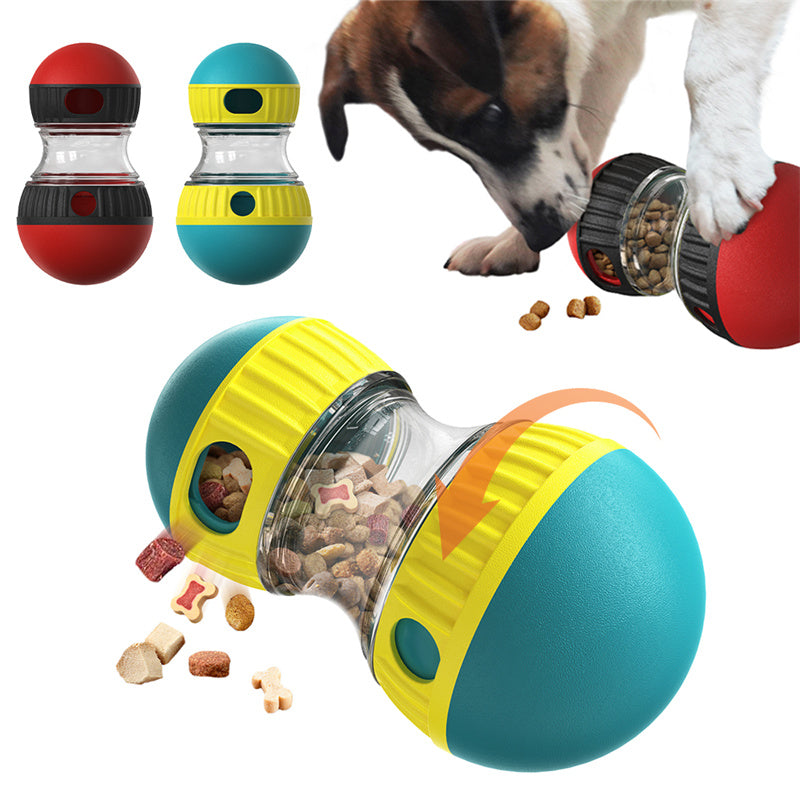 Food‑Dispensing Tumbler Dog Toy