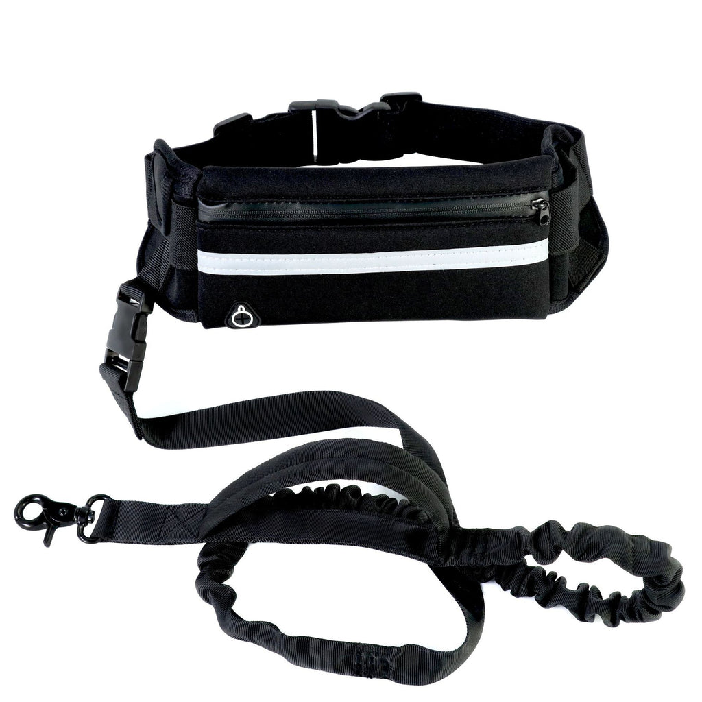 Hands‑Free Dog Walking Belt with Bungee Leash