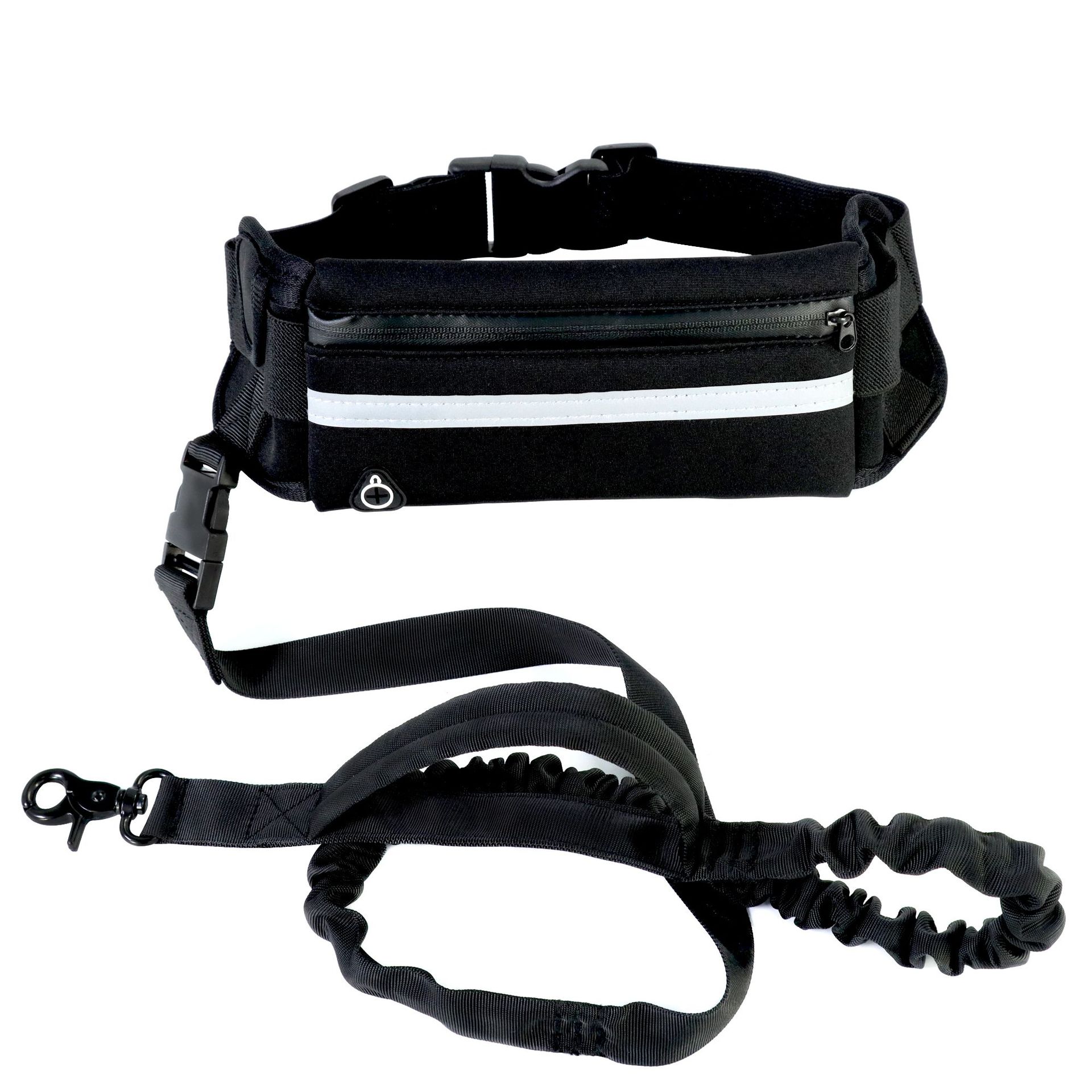 Hands‑Free Dog Walking Belt with Bungee Leash