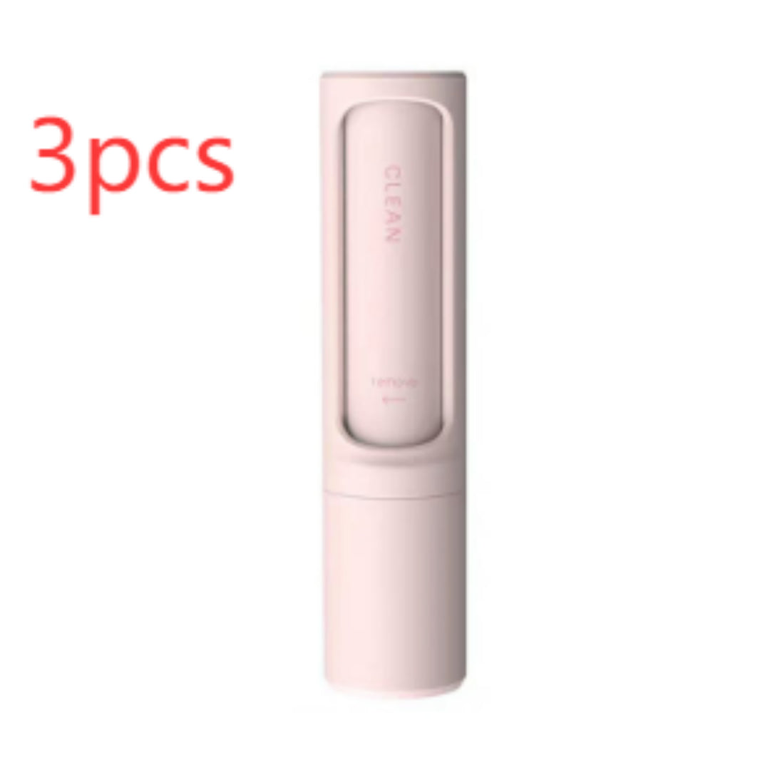 2‑in‑1 Reusable Pet Hair Remover & Self‑Cleaning Lint Brush