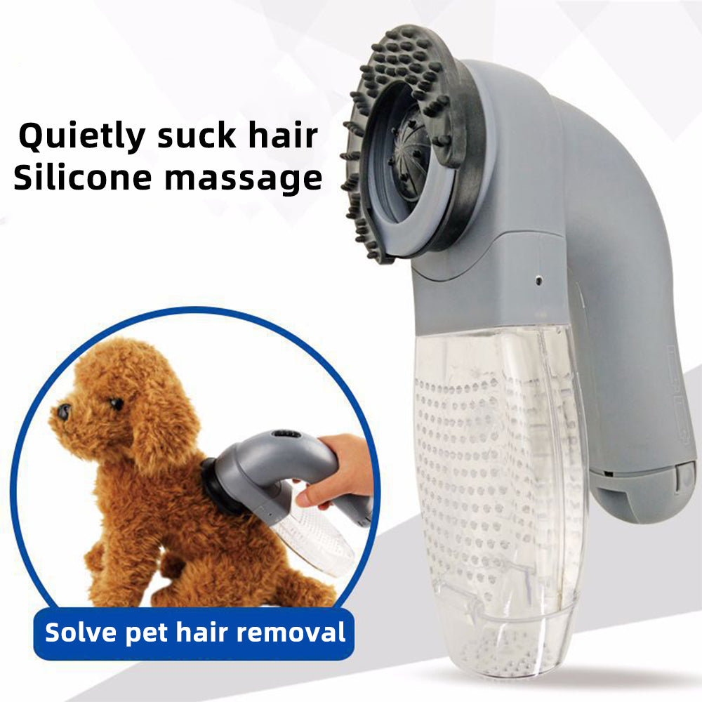 Portable Electric Pet Hair & Massage Vacuum Cleaner