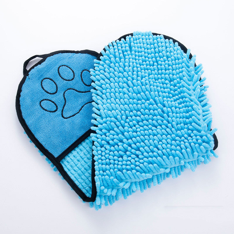 Super‑Absorbent Microfiber Pet Bath Towel & Dog Bathrobe – Quick‑Dry