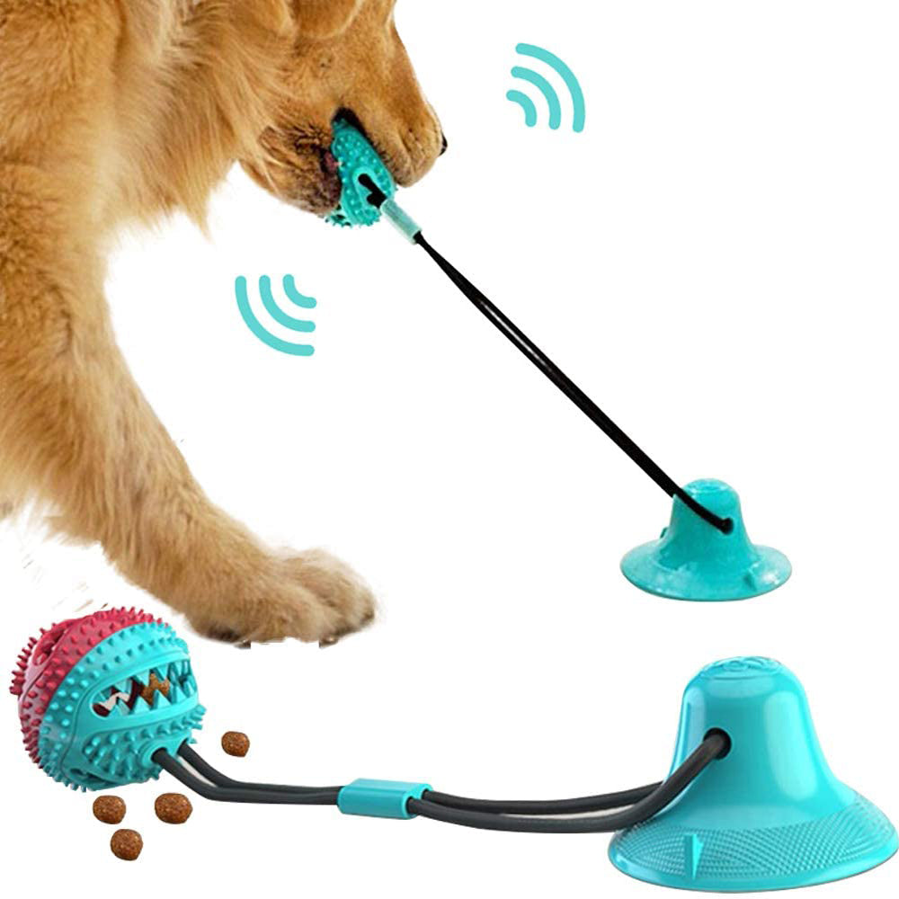 Suction Cup Tug Dog Toy with Ball