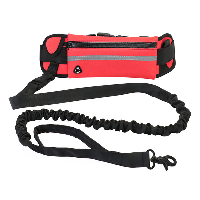 Hands‑Free Dog Walking Belt with Bungee Leash