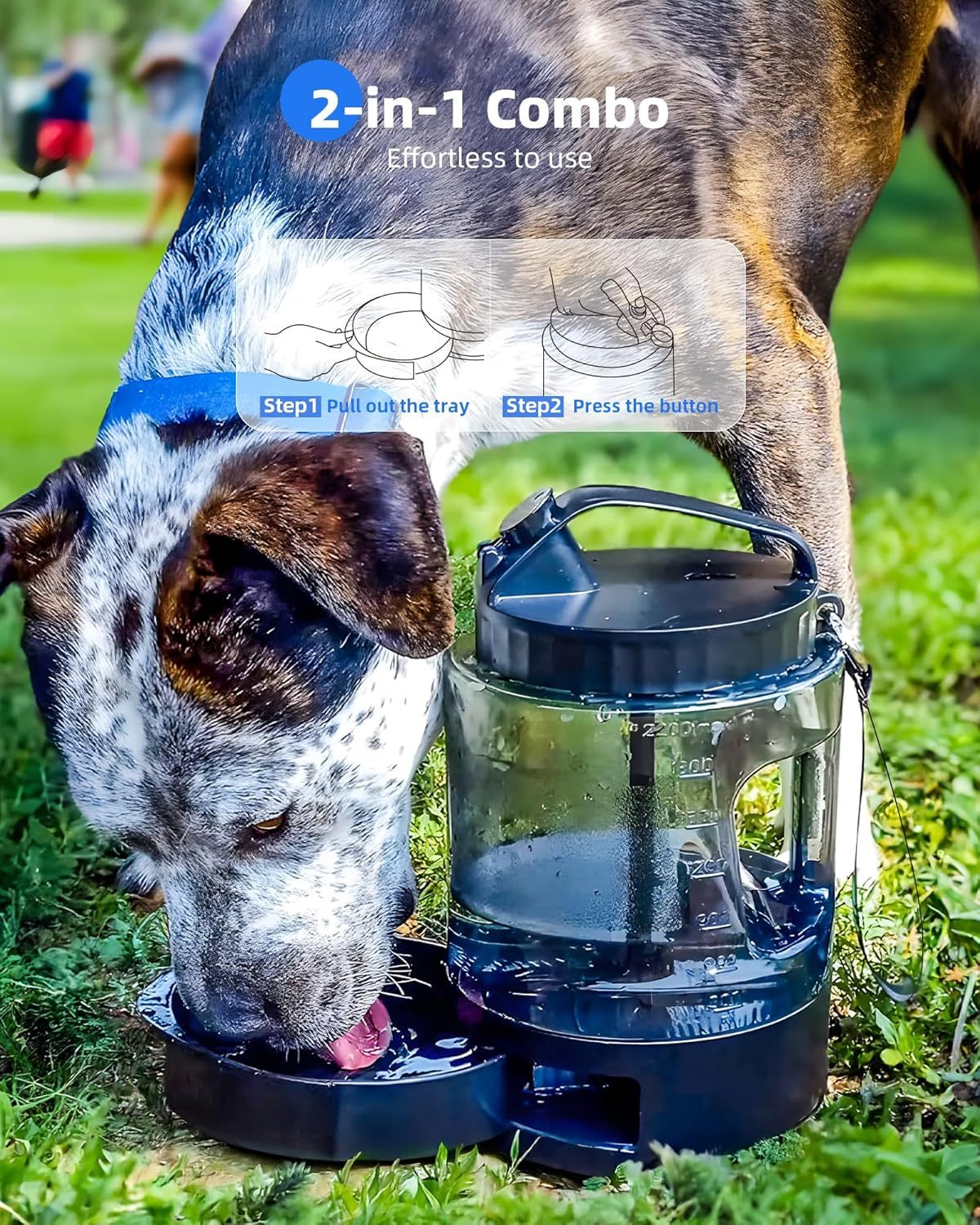 Portable Pull‑Out Dog Water Bowl for Outdoor Adventures